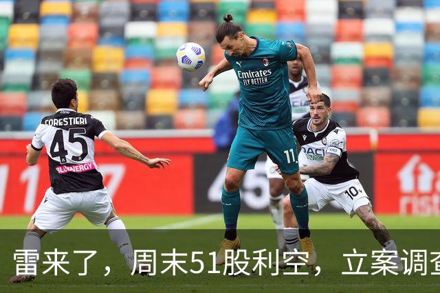 雷来了，周末51股利空，立案调查、暂停交易、强制退市、股东减持