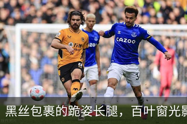 黑丝包裹的跪姿长腿，百叶窗光影下美到窒息