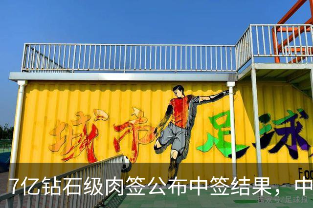 7亿钻石级肉签公布中签结果，中签号码共有14.19万个，股民中了即赚到！